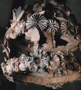 A picture of a maiden's garland from Minsterley church